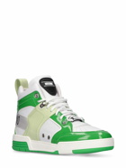 MOSCHINO - 40mm Faux Leather High Top Sneakers