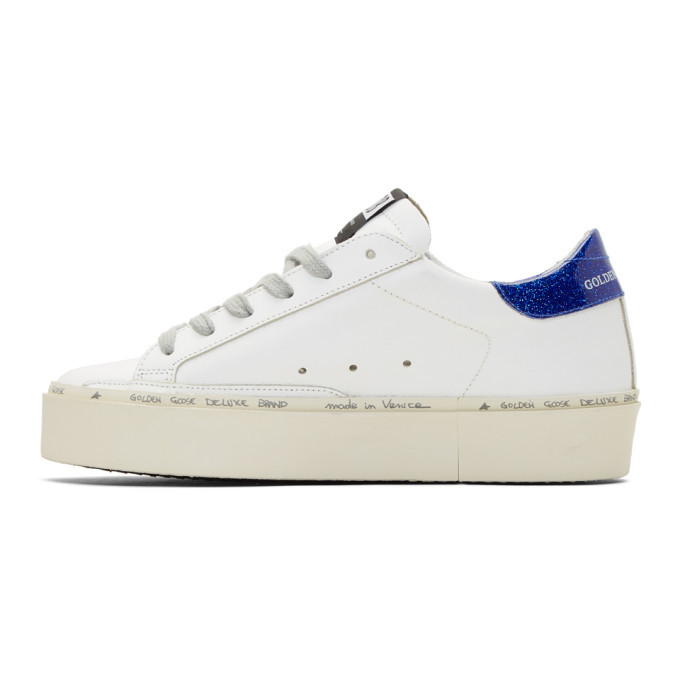 Golden goose best sale white and blue