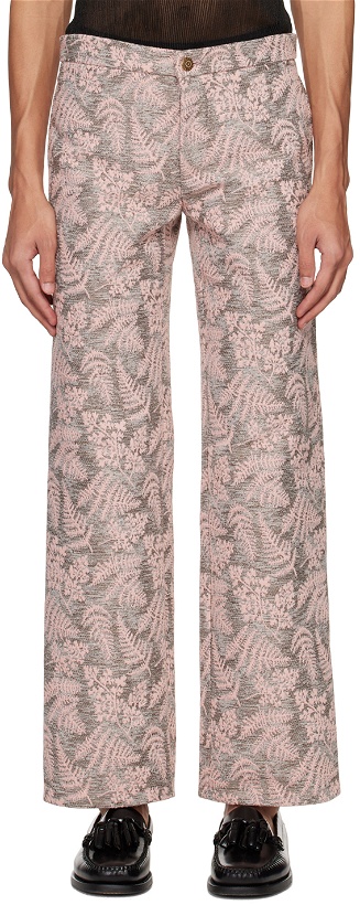 Photo: TSAU Pink Embroidered Trousers