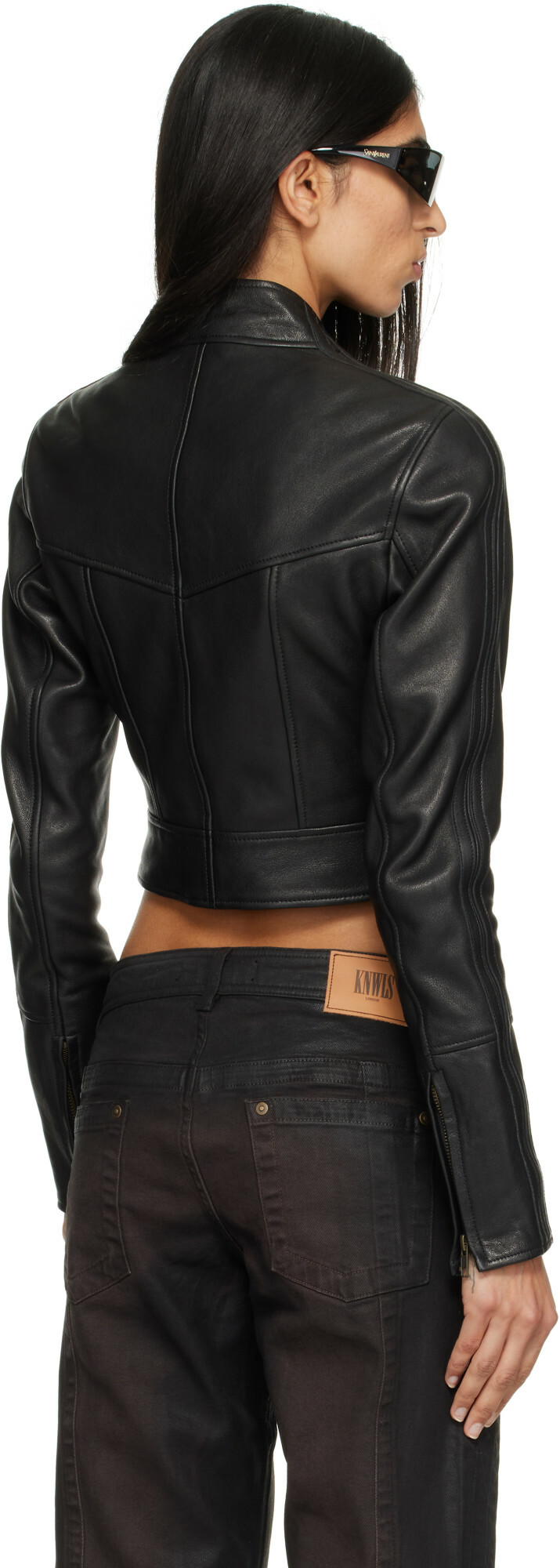KNWLS Black Claw Leather Jacket