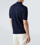 Etro Cotton and wool-blend jacquard polo sweater