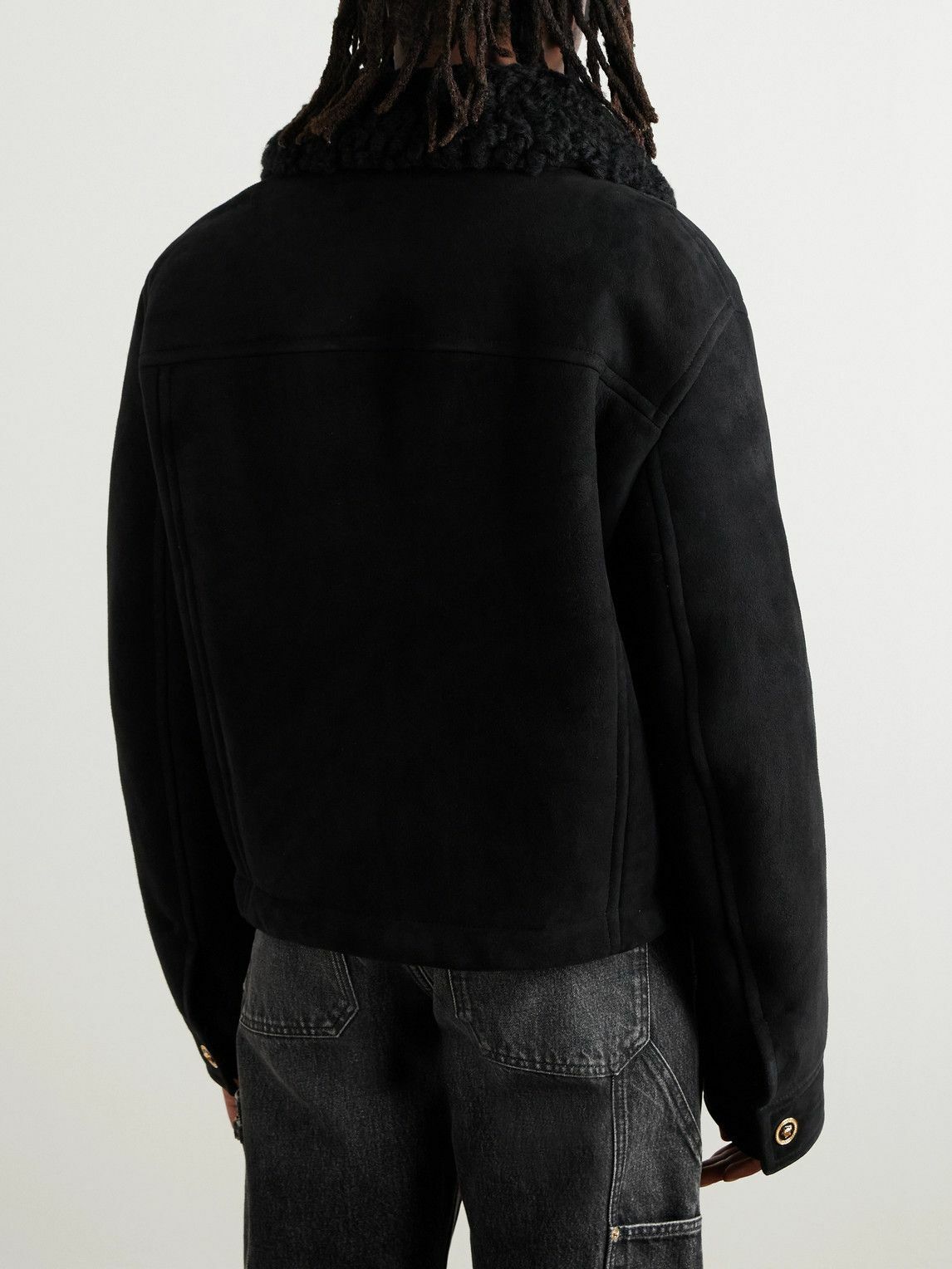 Versace - Shearling Jacket - Black