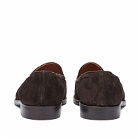 Alden Men's Tassle Loafer in Dark Chocolate