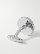 Dunhill - Series D Optical Lines Rhodium-Plated Silver Cufflinks