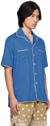 Rhude Blue Bandana Shirt