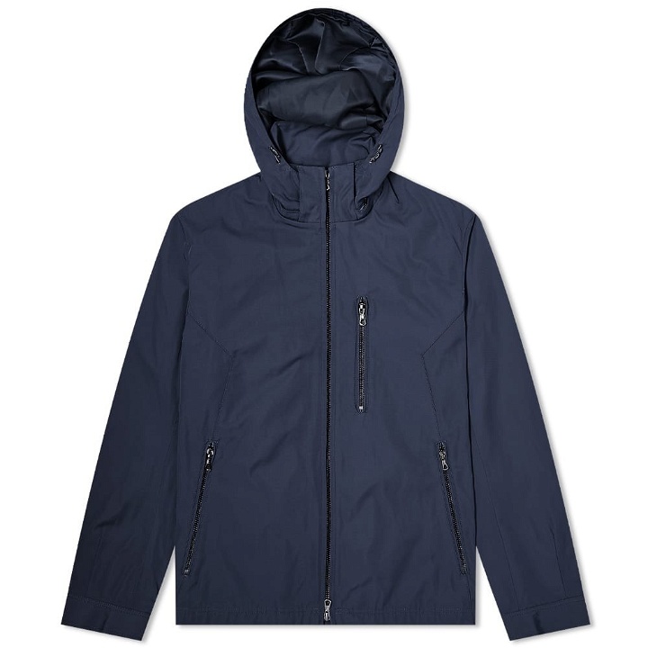 Photo: Edifice Memory Twill Stand Hooded Jacket