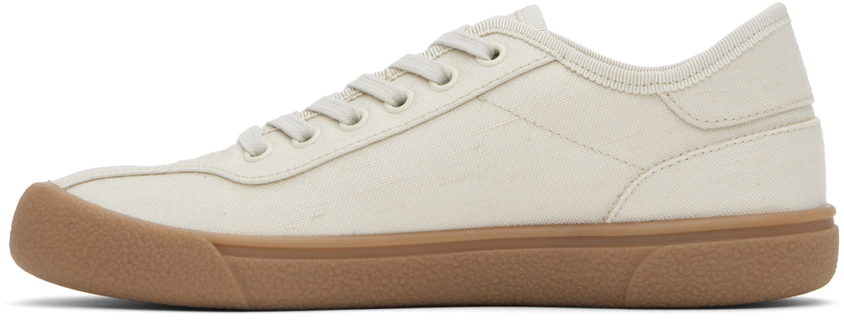 The Row Beige Canvas Sneakers