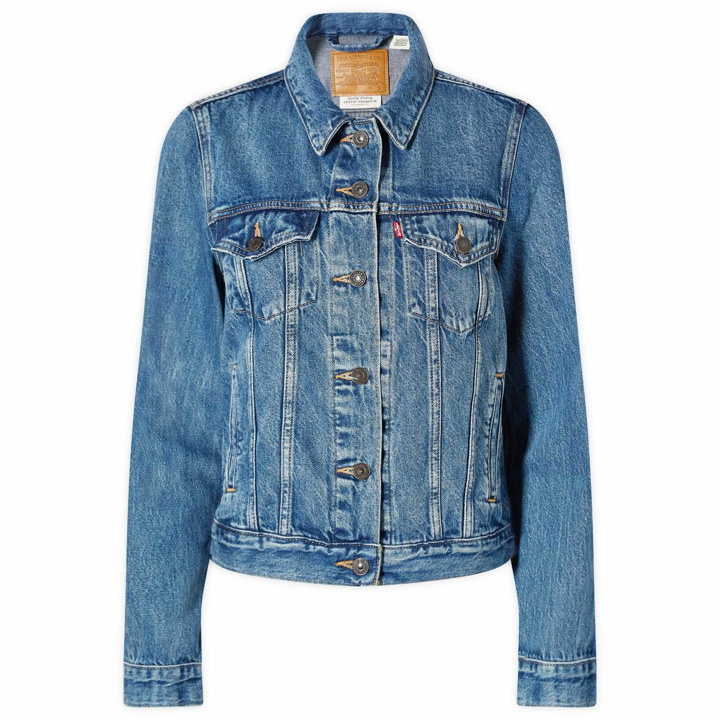 Photo: Levi's Women's Denim Trucker Jacket in Blue