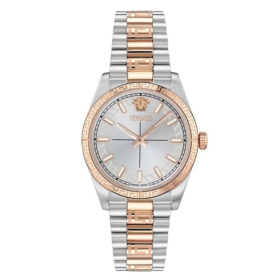 Versace Millenyium Quartz Silver Dial Ladies Watch VE0E00525