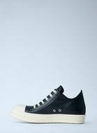 Rick Owens Leather Low-Top Sneakers