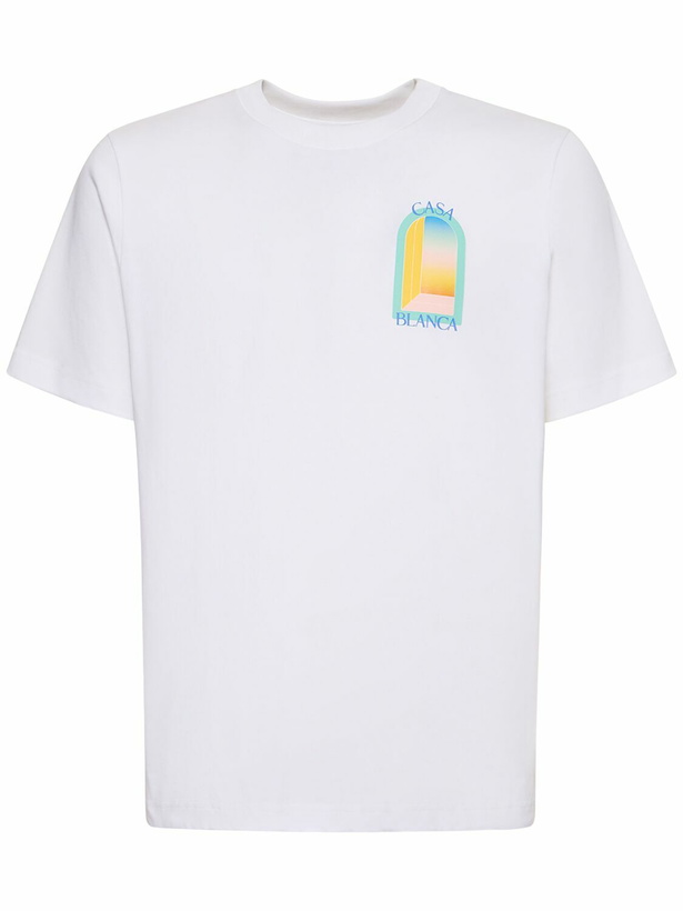 Photo: CASABLANCA L'arc Colore Printed T-shirt