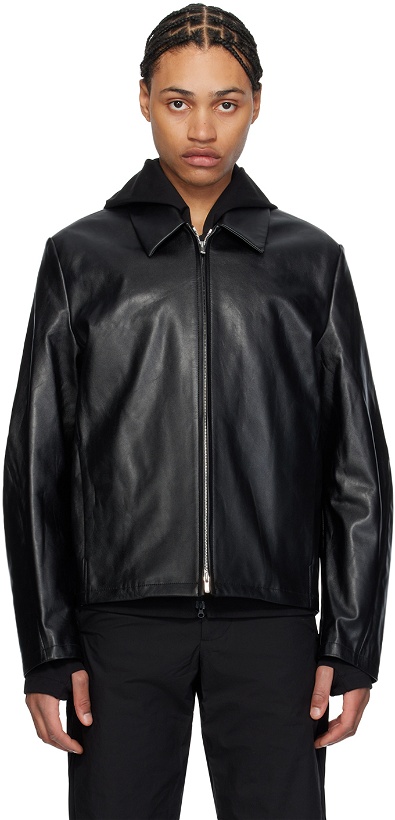 Photo: POST ARCHIVE FACTION (PAF) Black 6.0 Right Leather Jacket