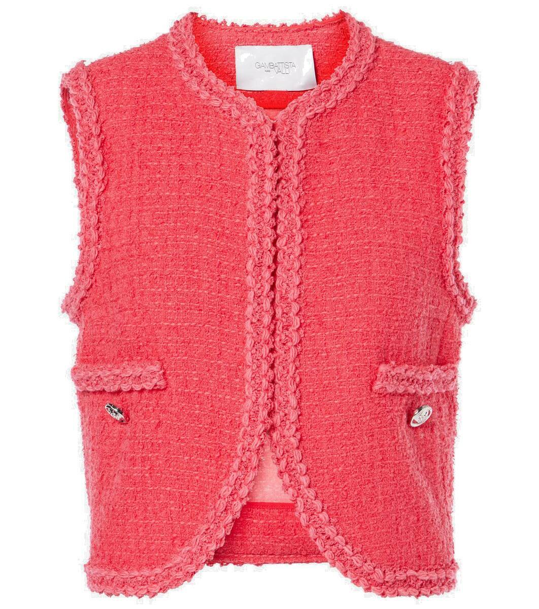 Giambattista Valli - Fringed tweed jacket Giambattista Valli