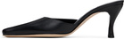 BY FAR Black Selene Mules