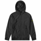 Stone Island Men's Reversible Polartec Hooded Jacket in Black