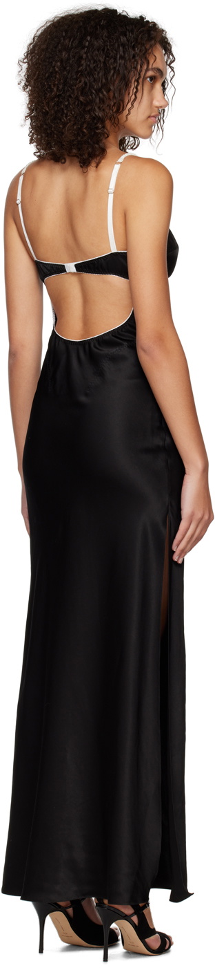 Anna October Black Waterlily Maxi Dress