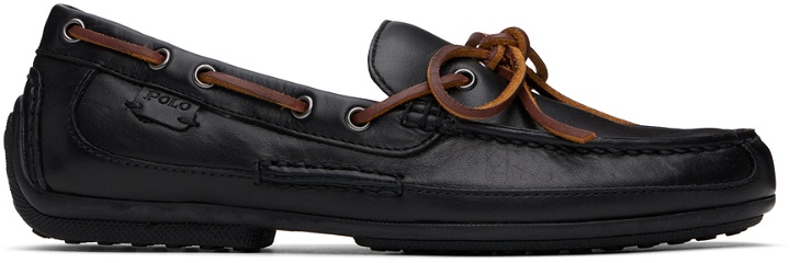 Photo: Polo Ralph Lauren Black Robets Loafers