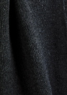Vince Scarf-effect Knit Cardigan Dark Grey