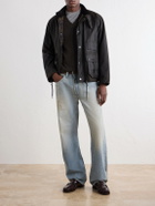 FULLCOUNT - Straight-Leg Distressed Jeans - Blue