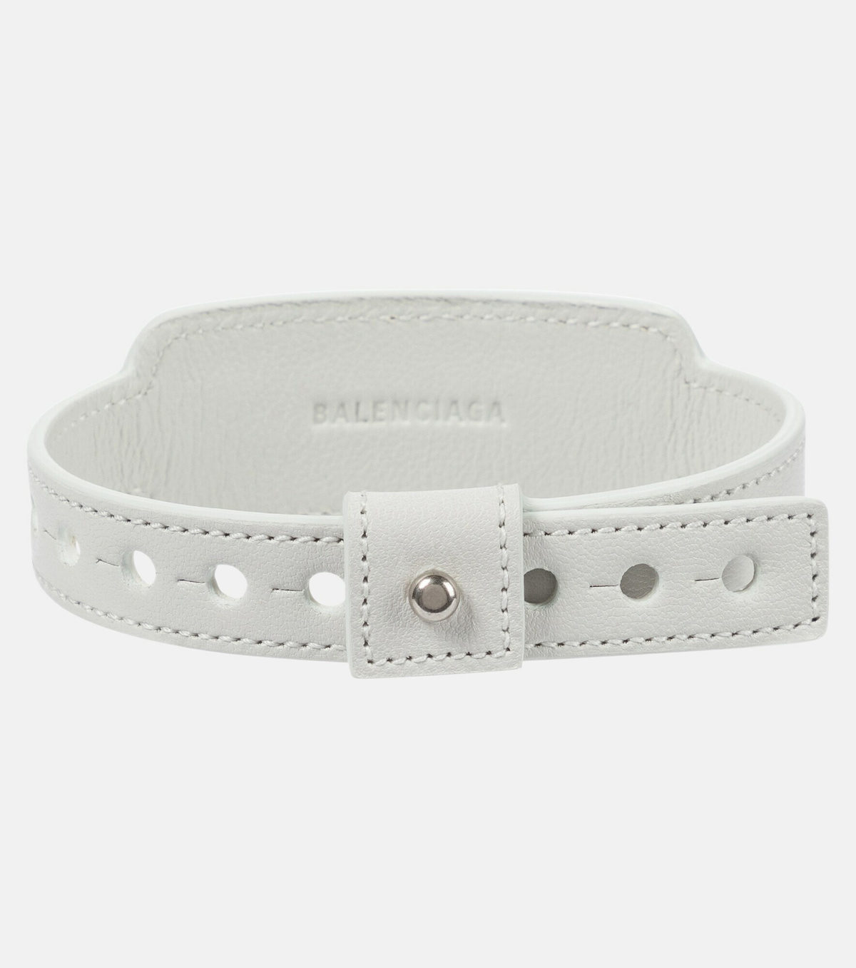Balenciaga - Logo leather bracelet Balenciaga
