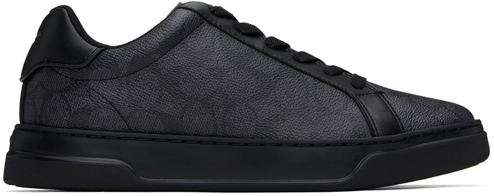 Photo: Coach 1941 Black & Gray High Line Sneakers