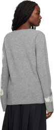 Comme des Garçons Shirt Gray 'Strong Will' Sweater