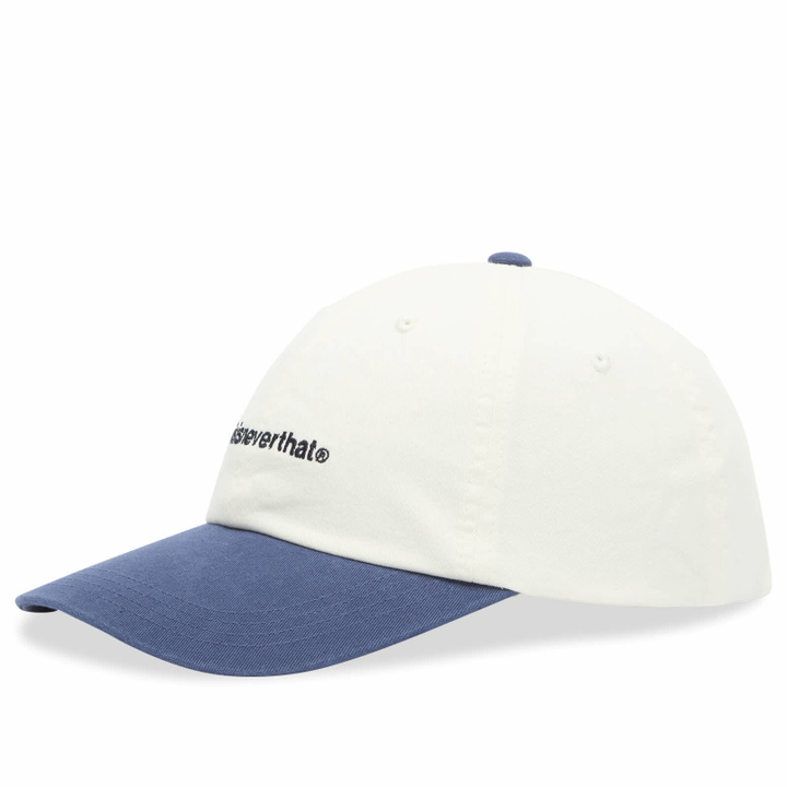 Photo: thisisneverthat Men's T-Logo Cap in White/Blue 
