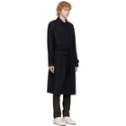 Boss Navy Belted Gibor Coat