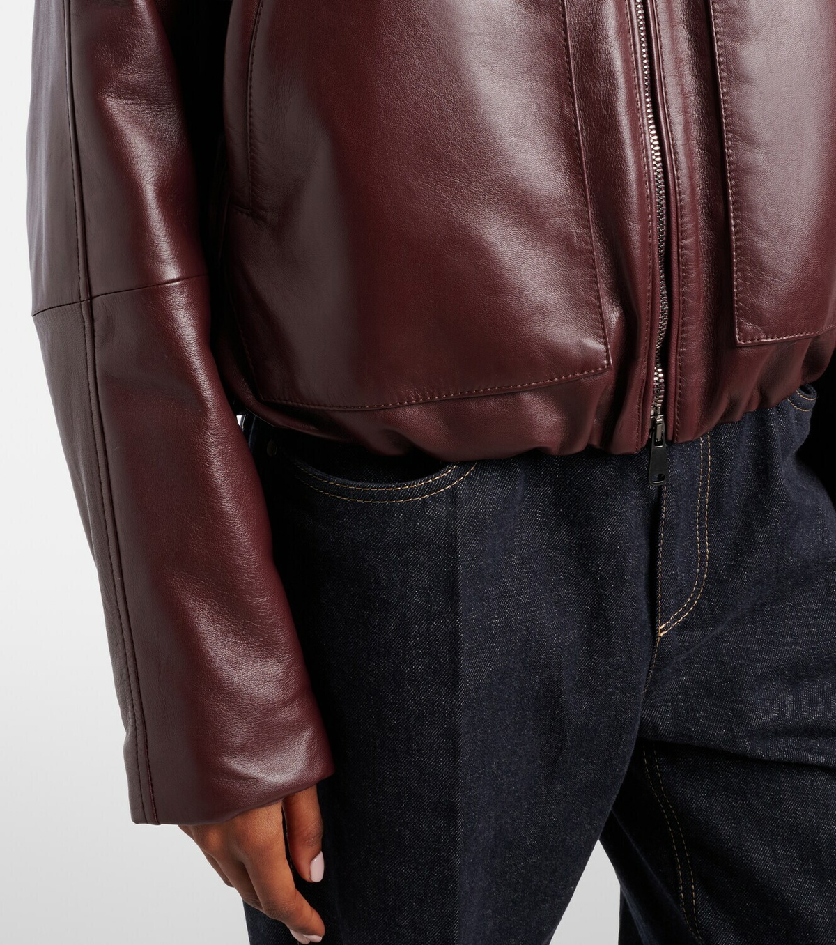Brunello Cucinelli Leather jacket