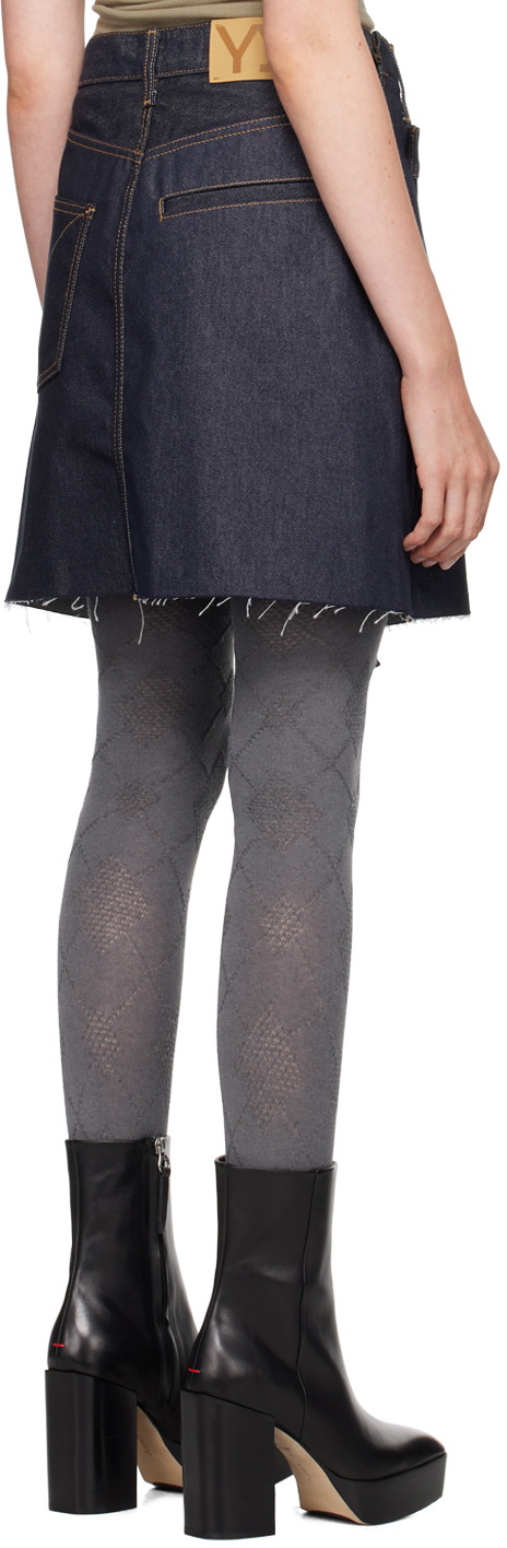 [OPEN YY] / ☆ 24FW WRAP DENIM SKIRT / BLUE OPEN YY Wrap Denim Skirt Blue – LAW DIVINE