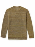 Anonymous ism - Waffle-Knit Wool Sweater - Green