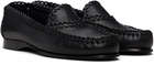 HEREU Black Sastre Supple Shiny Loafers