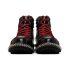 Alexander McQueen Black Studded Hiking Boots