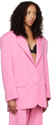 Magda Butrym Pink Oversized Blazer