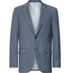 Canali - Storm-Blue Slim-Fit Wool Suit Jacket - Storm blue