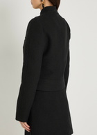 Courrèges Belted Tweed Jacket Black