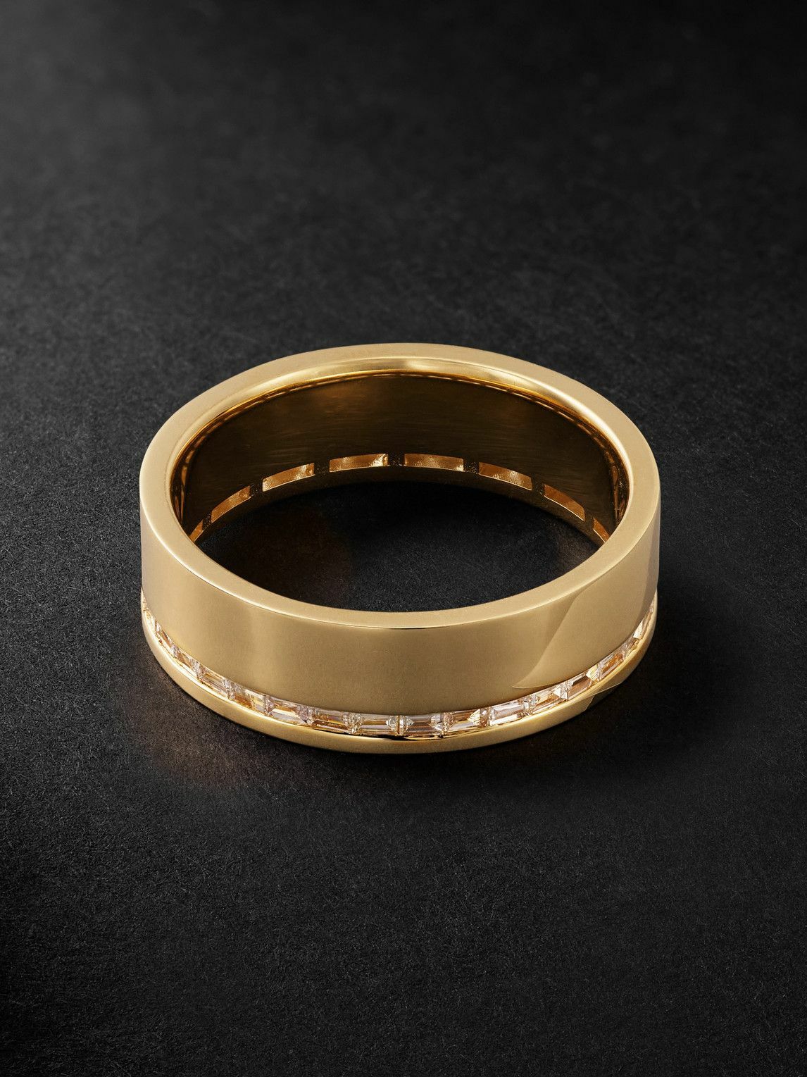 SHAY - 18-Karat Gold Diamond Ring - Black
