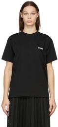 VETEMENTS Black Logo T-Shirt
