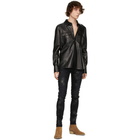 AMIRI Black Chemist Leather Stars Jeans