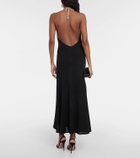 Alexandre Vauthier Halterneck jersey midi dress