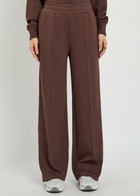 Varley The Wide Leg 30 Pintuck Jersey Sweatpants Brown