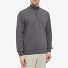 Calvin Klein Men's Logo Jacquard Mock Neck Sweat in Grey