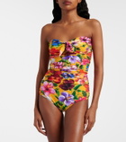 Dolce&Gabbana Floral cutout swimsuit