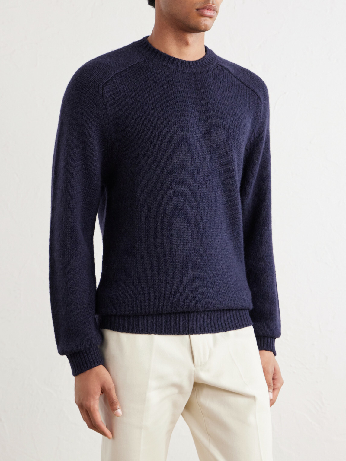 Thom Sweeney - Wool and Yak-Blend Sweater - Blue