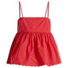 Cecilie Bahnsen Women's Selena Top in Red