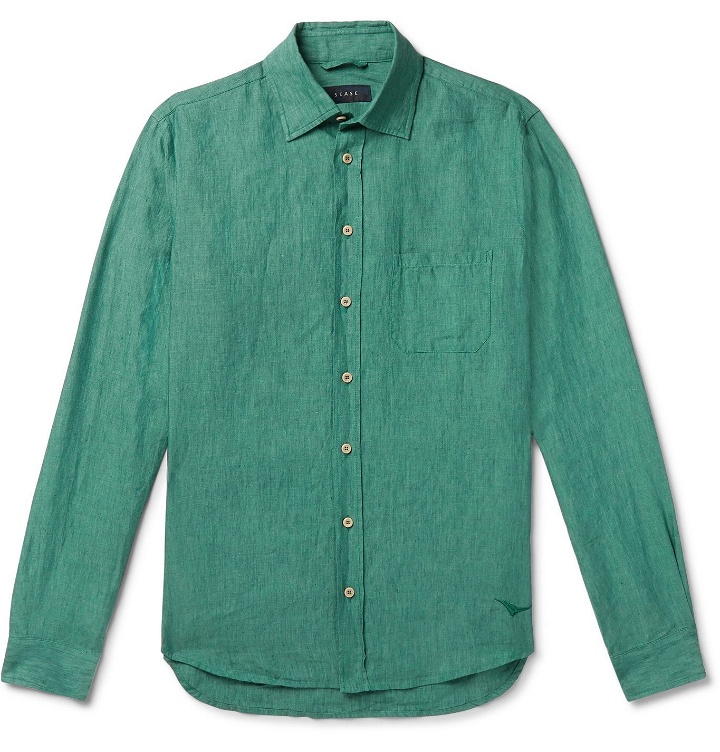 Photo: Sease - Slim-Fit Linen Shirt - Green