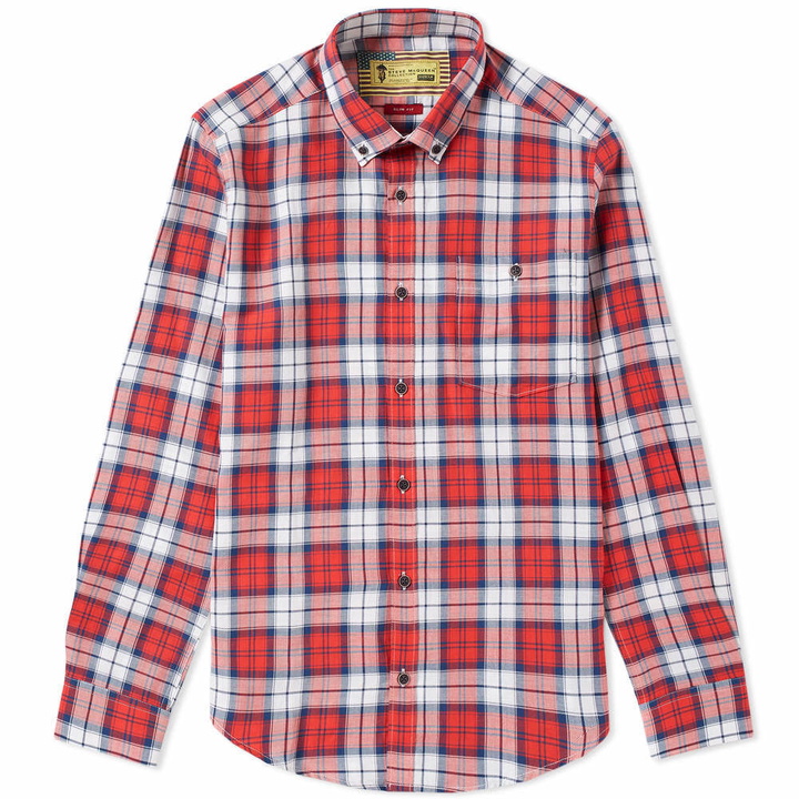 Photo: Barbour International Steve McQueen Patrol Shirt Red