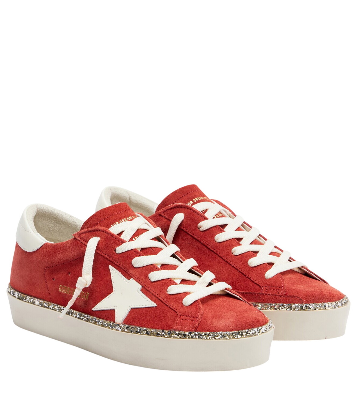 Golden Goose Hi Star glitter suede sneakers Golden Goose Deluxe Brand