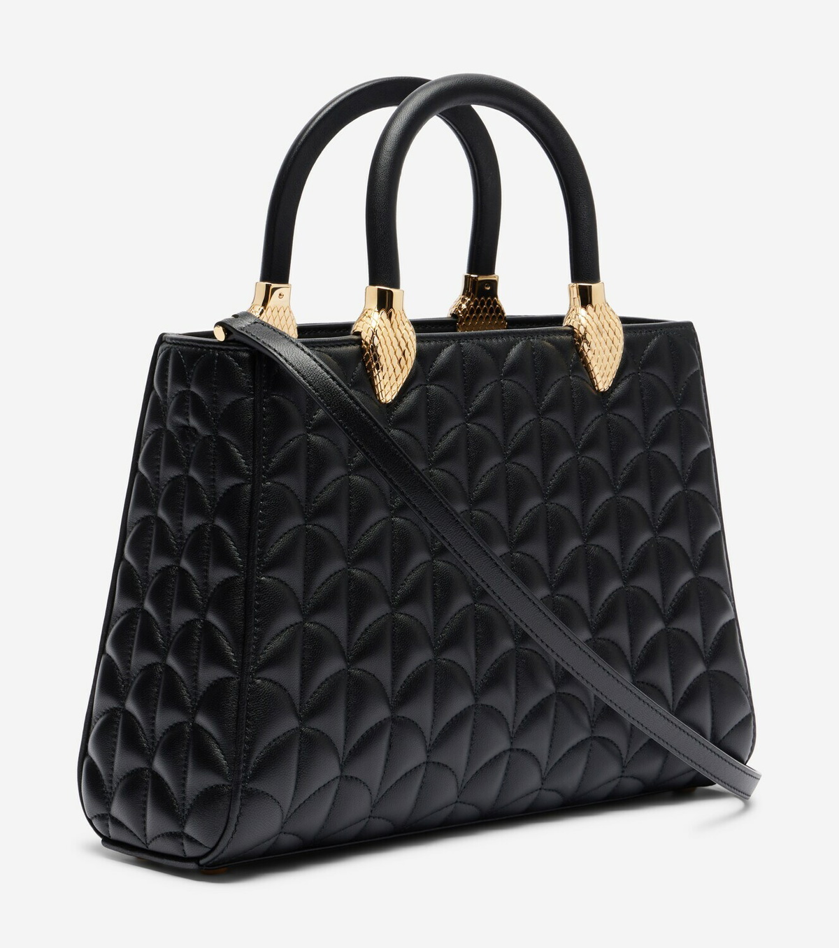 Bvlgari Serpentine Day Duo Medium leather top-handle bag