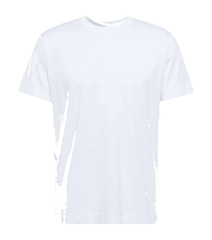 Photo: Givenchy - Embroidered cotton jersey T-shirt